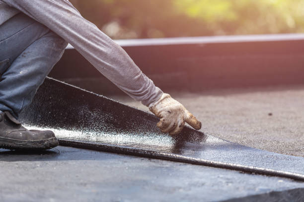 Professional Waterproofing technician working in Coats, NC
